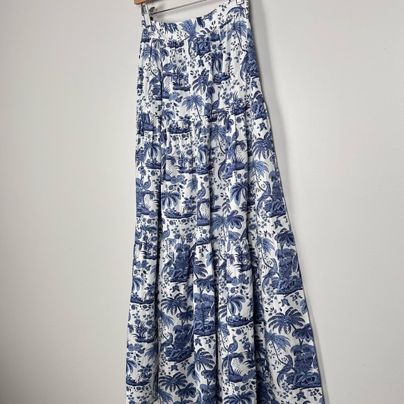 STAUD SEA SEA SKIRT BLUE TOILE size 0 NEW - Picture 10 of 15